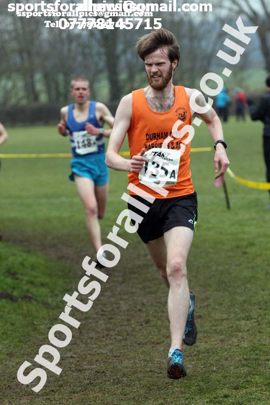 Senior mens 2018 Durham Cathedral Cross Country Relay. Photo:  David T. Hewitson/Sports for All Pics